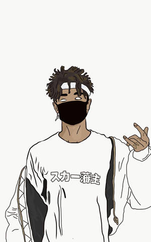 Обои Scarlxrd White Aesthetic — RedMagic Astra 2 Шпалери