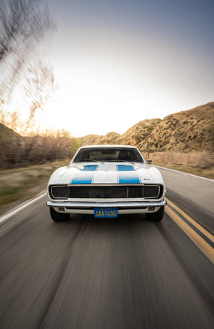 Белый Chevrolet Chevelle обои — Honor MagicPad 3 Pro 12.3 Шпалери