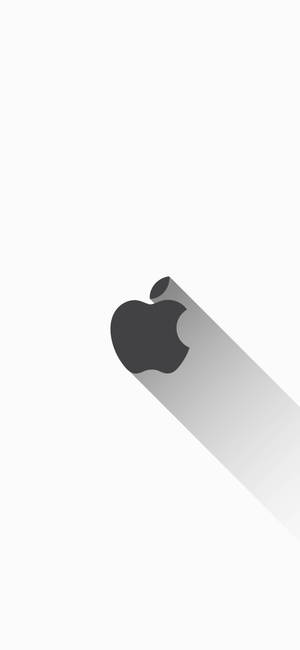 Белый iPhone логотип Apple — Galaxy S24 Шпалери