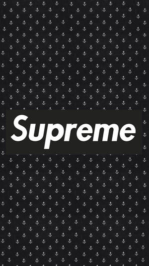 Обои Supreme в черно-белом стиле — Блокировка экрана Шпалери