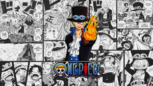 Шпалери Ван Піс 4k Сабо Комікс Арт — One Piece 4K гіф Шпалери
