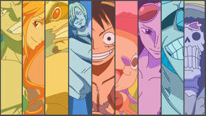 Вертикальный коллаж One Piece для рабочего стола — Ван пис Шпалери