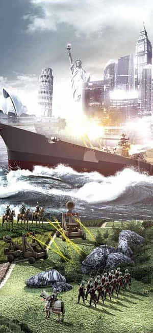 Фон Civilization V для iPhone Xs Max — iPhone 15 Pro Max Шпалери