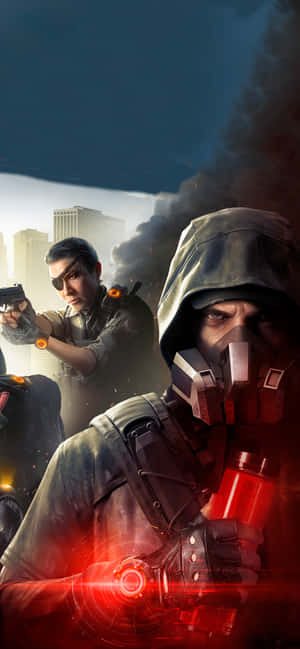 Iphone Xs Max The Division Background — Galaxy A18 Шпалери