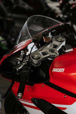 Ducati червонец велосипед руль — Xiaomi Pad 9 Pro Max Шпалери