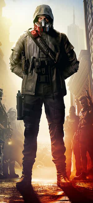 Iphone Xs Max The Division Background — POCO M8s Шпалери
