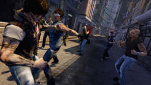 Фон Sleeping Dogs — Спящие собаки Шпалери