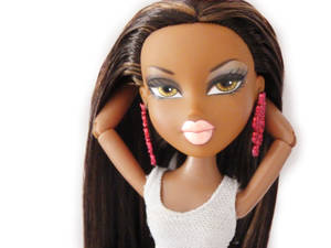 Шпалери з білою модною естетикою Bratz — Естетика Братц Шпалери