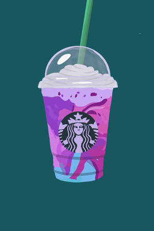 Галактика Starbucks iPhone — Галактика Шпалери