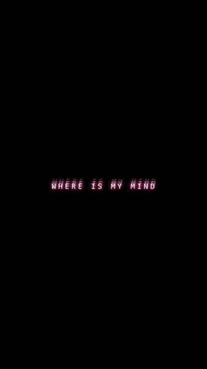 Глітч-графіка Where Is My Mind — Чорно-біла естетика GIF Шпалери