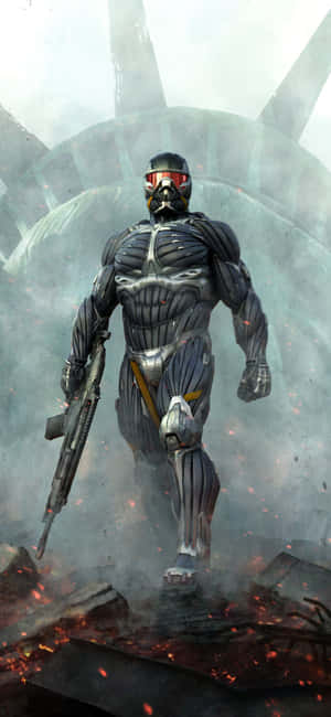 Фон iPhone X Crysis 3 — Xiaomi 15T Шпалери