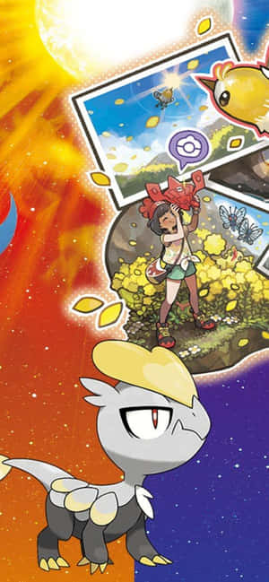 Jangmo-o в Pokemon Sun и Moon — Huawei nova 15 Ultra Шпалери