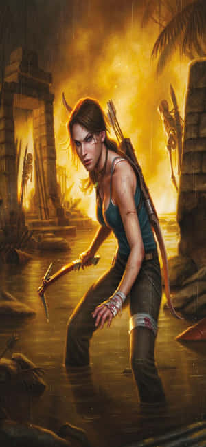 Iphone X Rise Of The Tomb Raider Background — OnePlus Шпалери