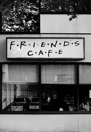 Обои с вывеской кафе Friends — OnePlus Pad 3 Pro Шпалери