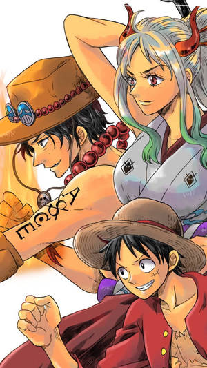 Ейс Луффі Ямато One Piece — One piece Шпалери