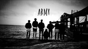 Естетичне чорно-біле BTS — Естетика BTS Шпалери