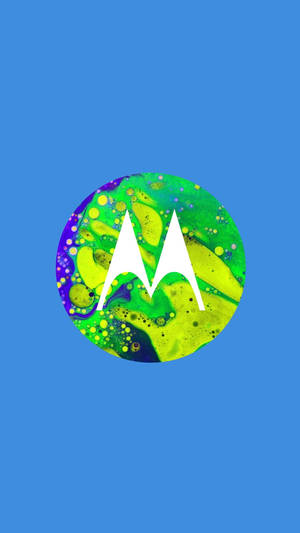 Желто-зеленое искусство Motorola