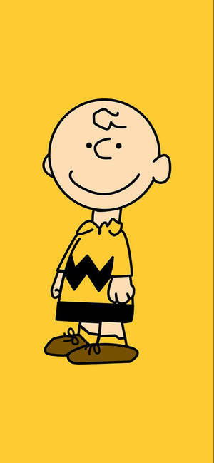 Желтое искусство Чарли Браун обои — iPhone 16 Plus Шпалери
