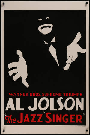 Жуткая обложка Al Jolson The Jazzy Singer — Huawei MatePad 11.5 S (2025) Шпалери
