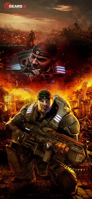 Фон iPhone Xs Max Gears Of War 5 — Galaxy A07 Шпалери