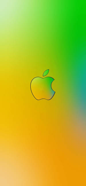 Зеленовато-желтый логотип Apple iPhone — Galaxy S26 Шпалери