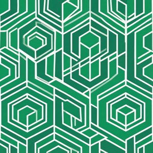 Минималистичные зеленые и белые геометрические обои. — Зелена естетика Шпалери