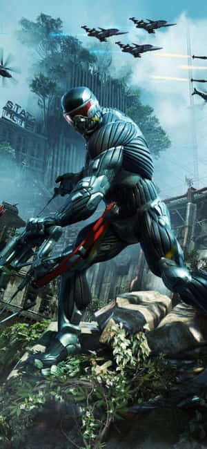 Iphone X Crysis 3 Background — Tecno Pova Шпалери