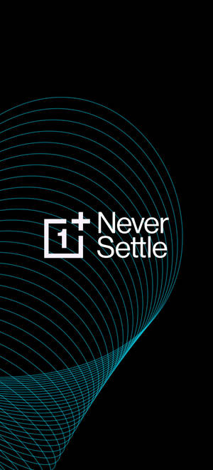 Обои Oneplus Never Settle Line Cylinder