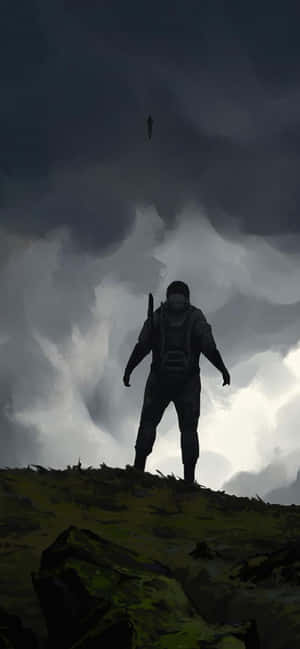 Iphone Xs Max Death Stranding Background — Infinix Hot 60i Шпалери