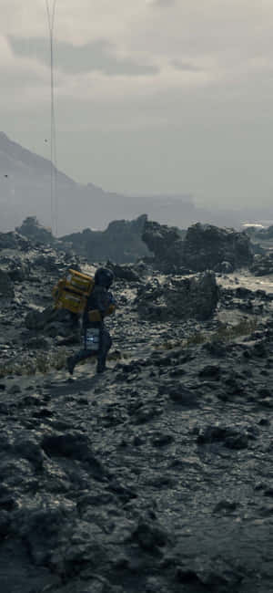 iPhone X Death Stranding Фон — POCO C85x Шпалери