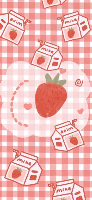 Strawberry Milk — Galaxy A Шпалери