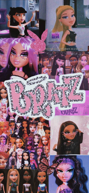 Фотоколлаж кукол Bratz обои — iPhone Air Шпалери