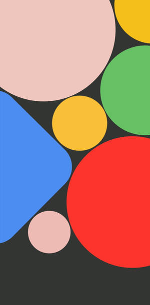 Колоритні фігури для фона Google Pixel 4