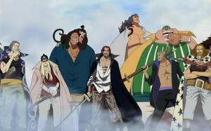 Команда Акагамі Шенкса One Piece — Крута гіфка Шпалери