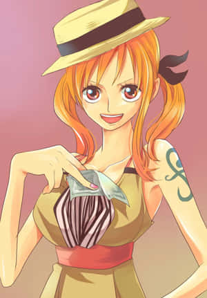 Нами One Piece — Естетичний кіт Шпалери