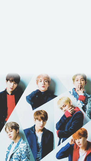 Красивый коллаж BTS для блокировки экрана телефона — Bts Шпалери