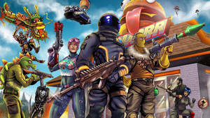 Крутий мультяшний фон Fortnite
