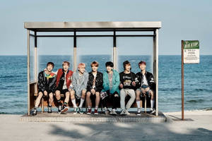 Крутий ноутбучний шпалери BTS Spring Day