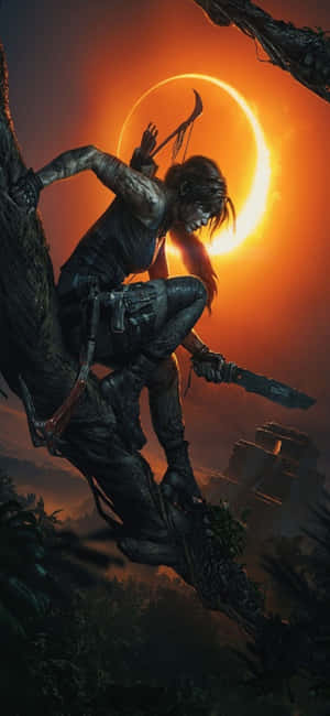 Iphone X Shadow Of The Tomb Raider фон — Redmi K Шпалери
