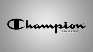 Логотип Champion В Чёрном обої — Ненасыщенный Шпалери