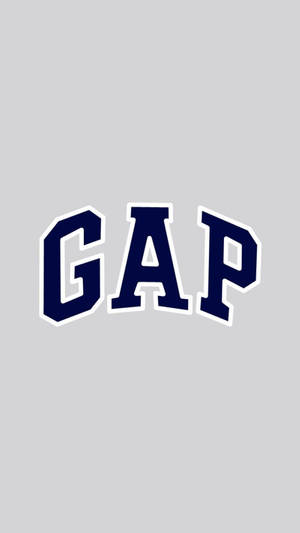 Обои с логотипом Gap в виде букв — 9:16 Шпалери