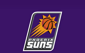 Логотип NBA Phoenix Suns в пурпурном цвете — Заставка Шпалери