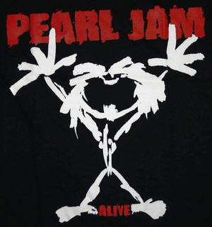 Логотип Stickman рок-группы Pearl Jam — Honor Magic V Шпалери