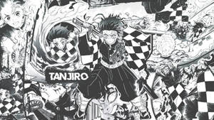 Обої Манга-панель Kimetsu no Yaiba — Манга панель Шпалери