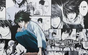 Комікси Death Note з L — Манга гіф Шпалери