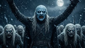 Король Ночі веде свою армію крізь завірюху