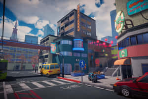 Зображення Аніме-міста — Аніме місто Шпалери