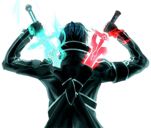 Фото Sword Art Png - Подвійне володіння мечами Кіріто Sao, прозорий Png