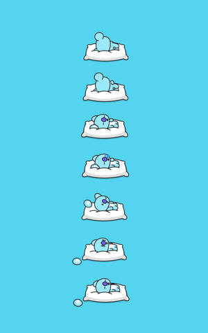 Милашка BT21 Koya спит — Redmi Pad 2 Шпалери