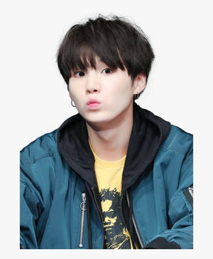 Милий BTS Шуга надув губи — Милі BTS Шпалери